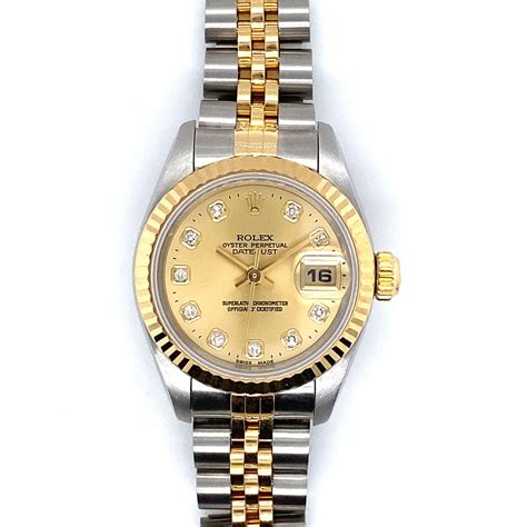 ladies bi metal rolex datejust|pre owned rolex datejust ladies.